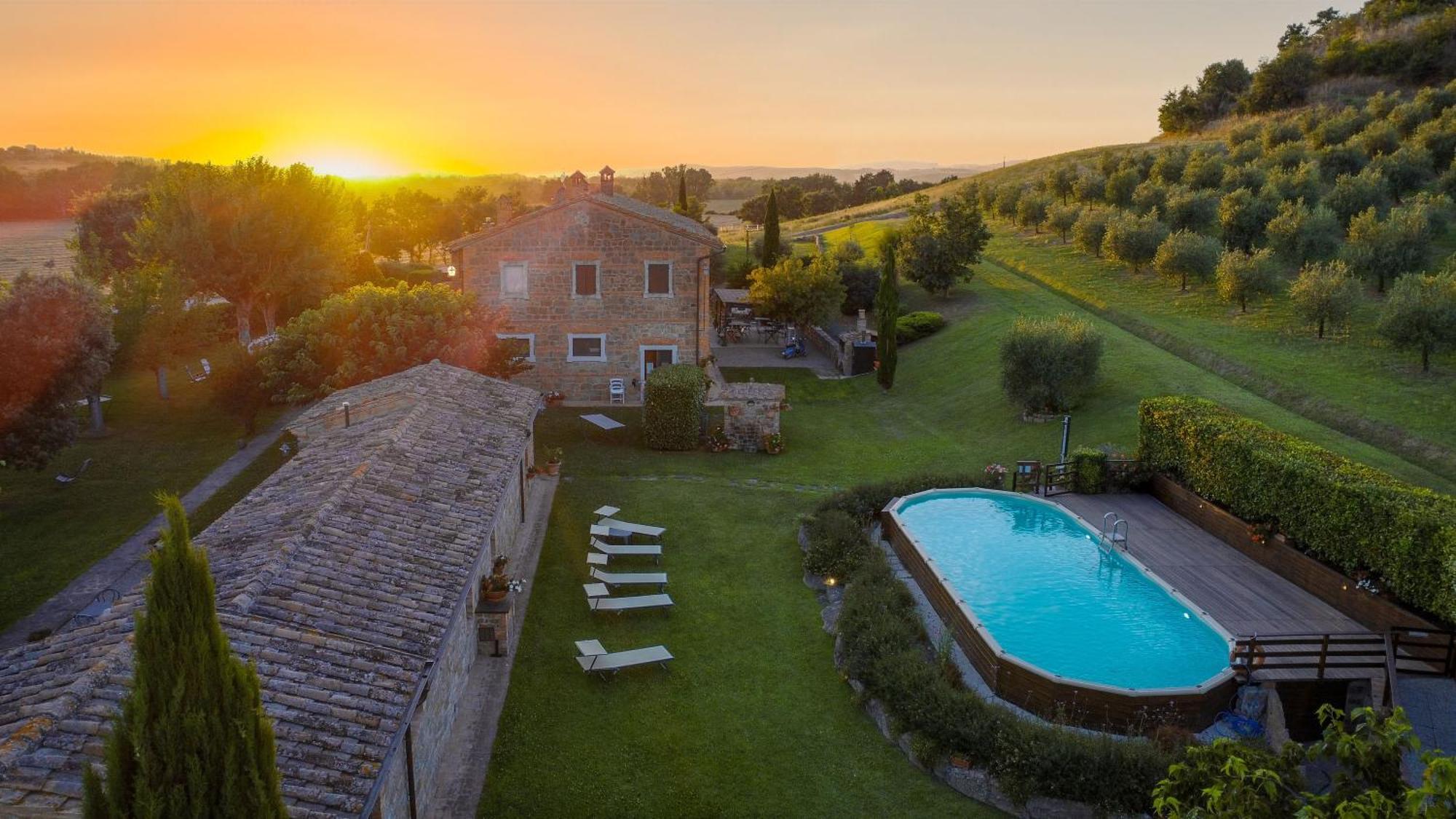 Agriturismo Palazzi Del Papa Pienza Buitenkant foto