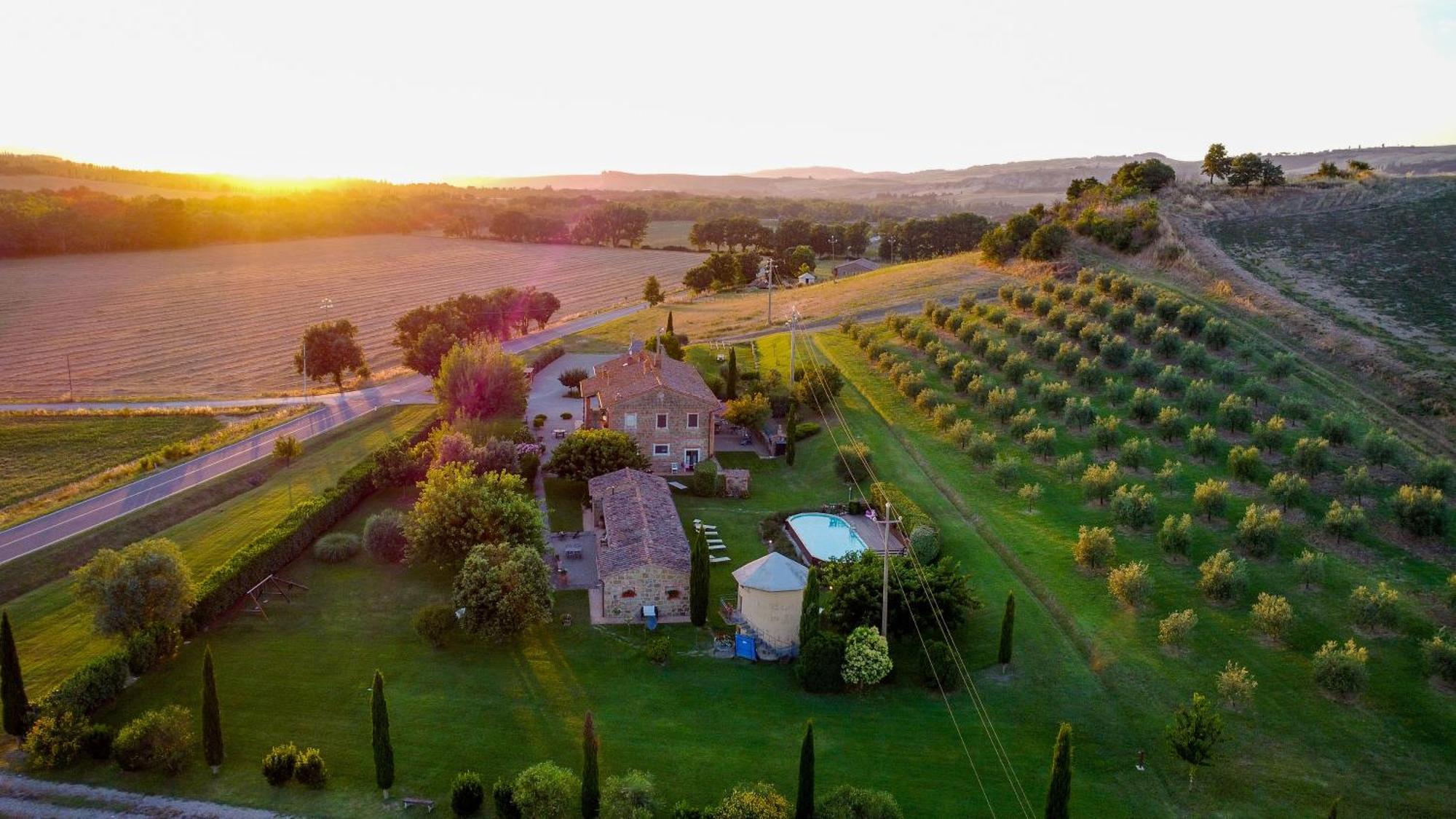 Agriturismo Palazzi Del Papa Pienza Buitenkant foto